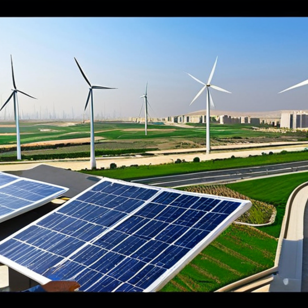 임팩트 투자와 글로벌 시장 동향 - Sustainable Finance in Action**

"A bustling modern cityscape in the Middle East, featuring sleek, e...