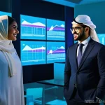 임팩트 투자 트렌드 및 전망 - **Prompt 1: The Visionary Arab Investor**
    A group of diverse young Arab professionals, both men ...