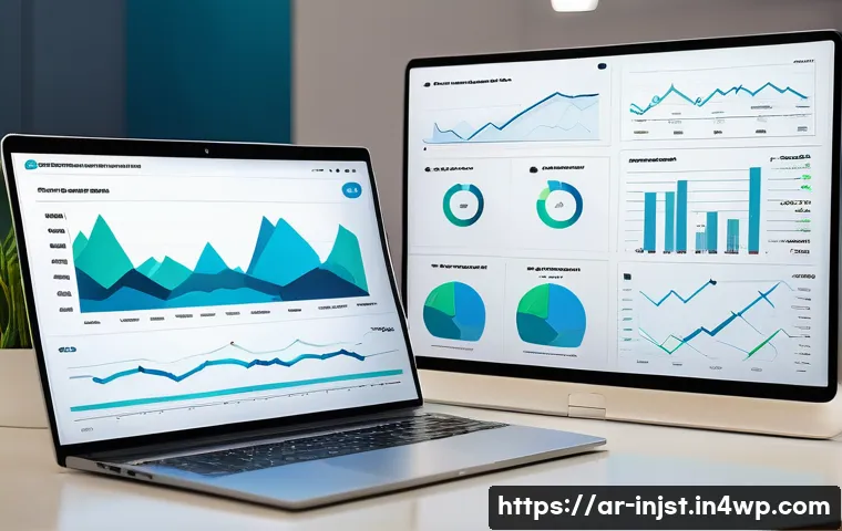 임팩트 투자 플랫폼 소개 - A modern digital investment platform interface displayed on a sleek laptop screen with Arabic text, ...
